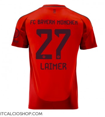 Bayern Munich Konrad Laimer #27 Prima Maglia 2024-25 Manica Corta